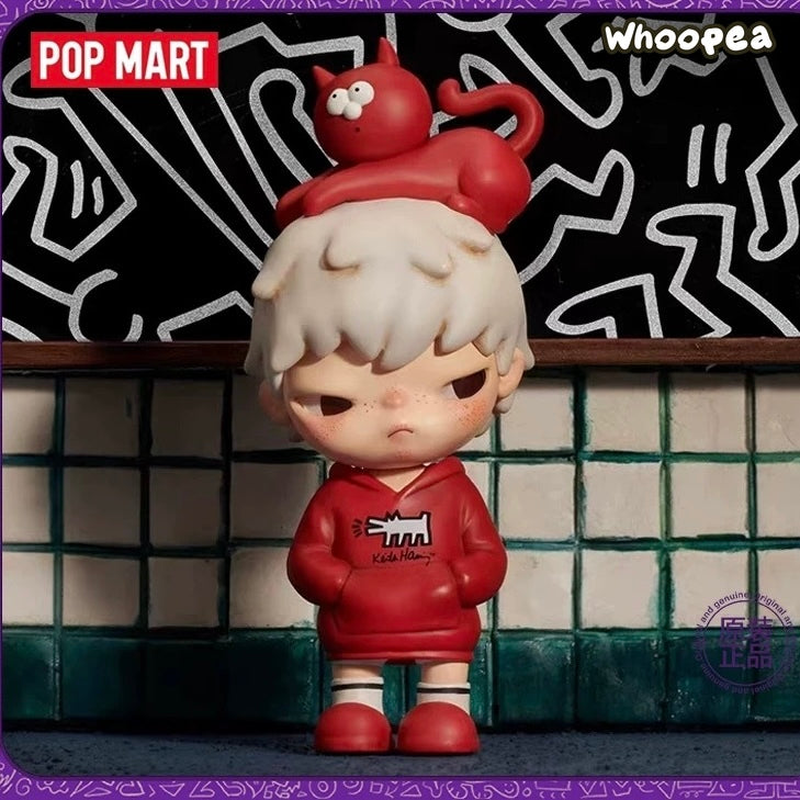 POP MART Hirono x Keith Haring Art Figure Hanging Card