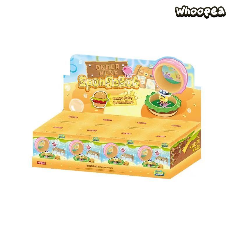 POPMART SpongeBob Krabby Patty Hot Sale Series Blind Box