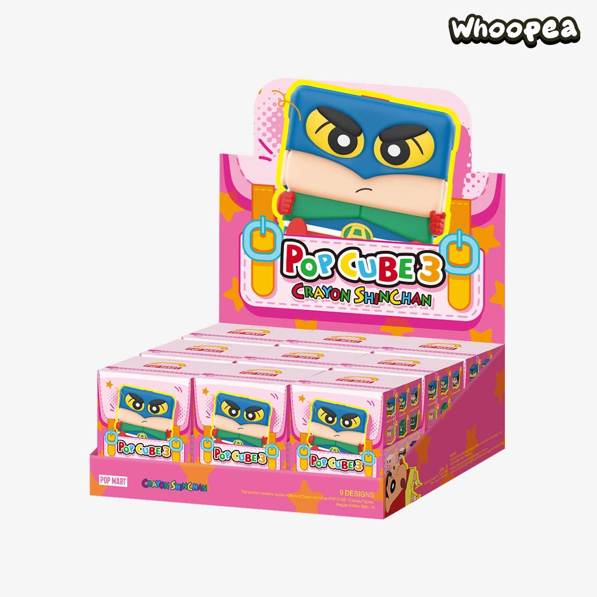Crayon Shinchan POP CUBE-3 Series Figures Blind Box