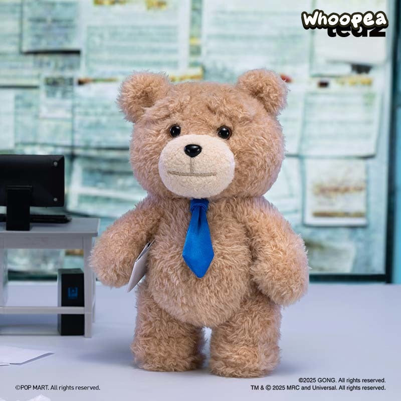 POP MART Ted2 Bear  Plush Pendant Action Figures, Blind Box
