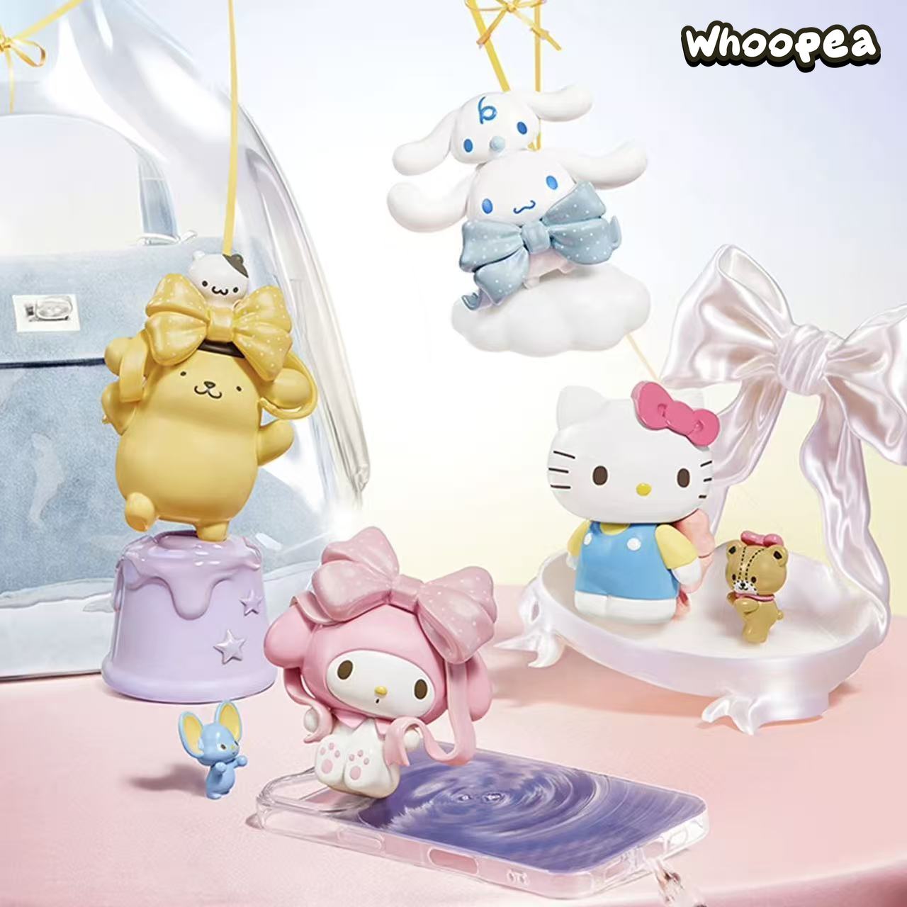SANRI0 Characters Heartfelt Bow Series Figure Blind Box