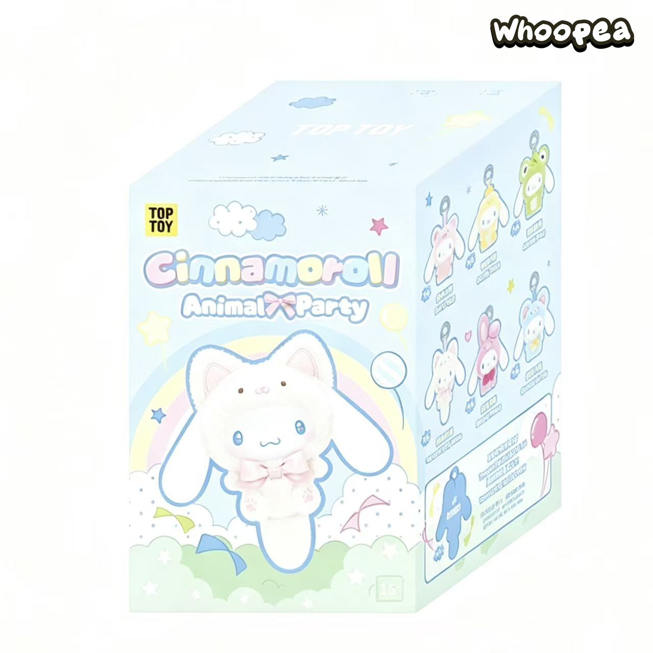 SANRI0 Cinnamoroll Animal Party Series Plush Pendant Blind Box