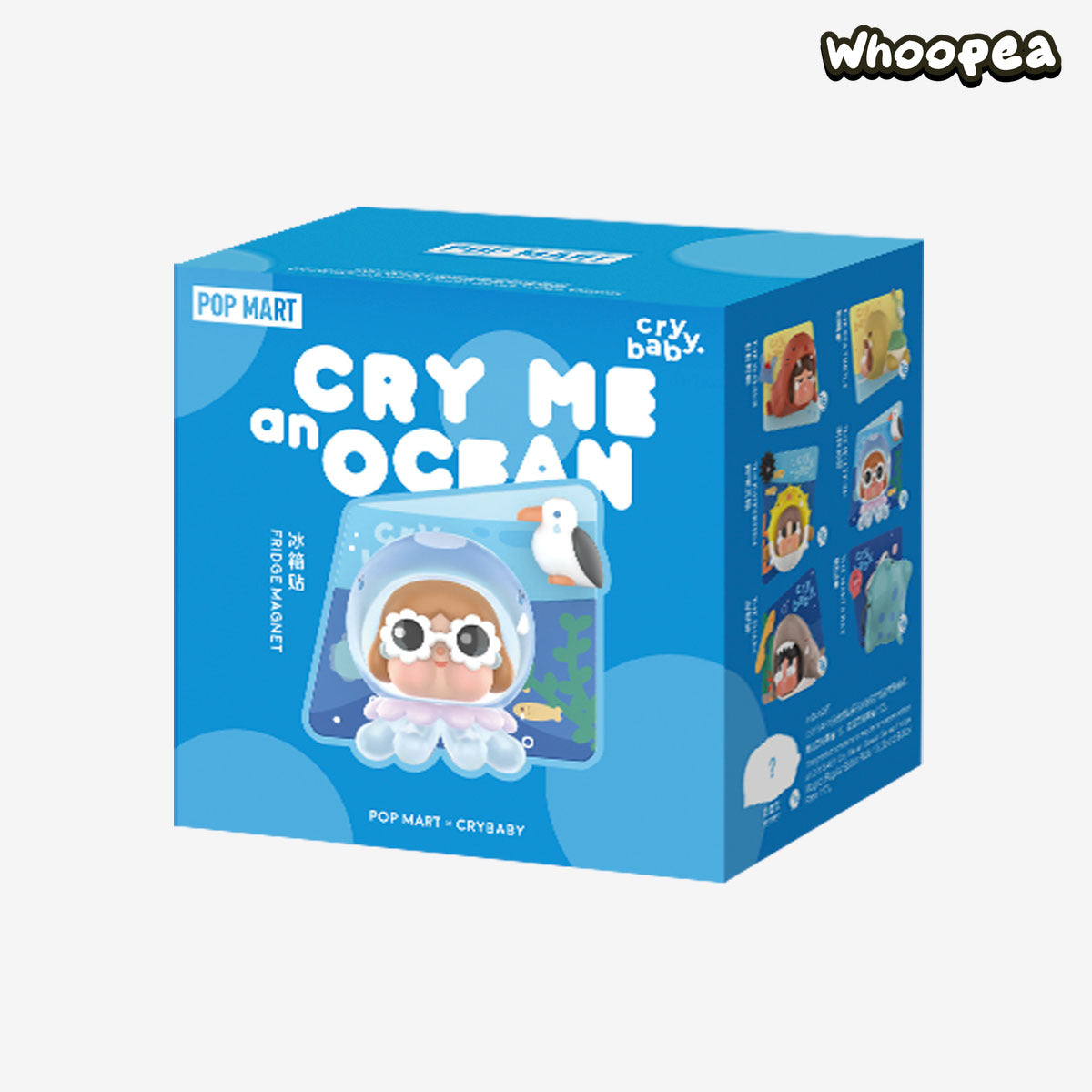 POP MART CRYBABY Cry Me an Ocean Series Fridge Magnet Blind Box
