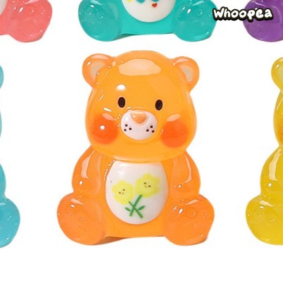 Luminous Care Bear Collection, Mini Figures, 8 colors