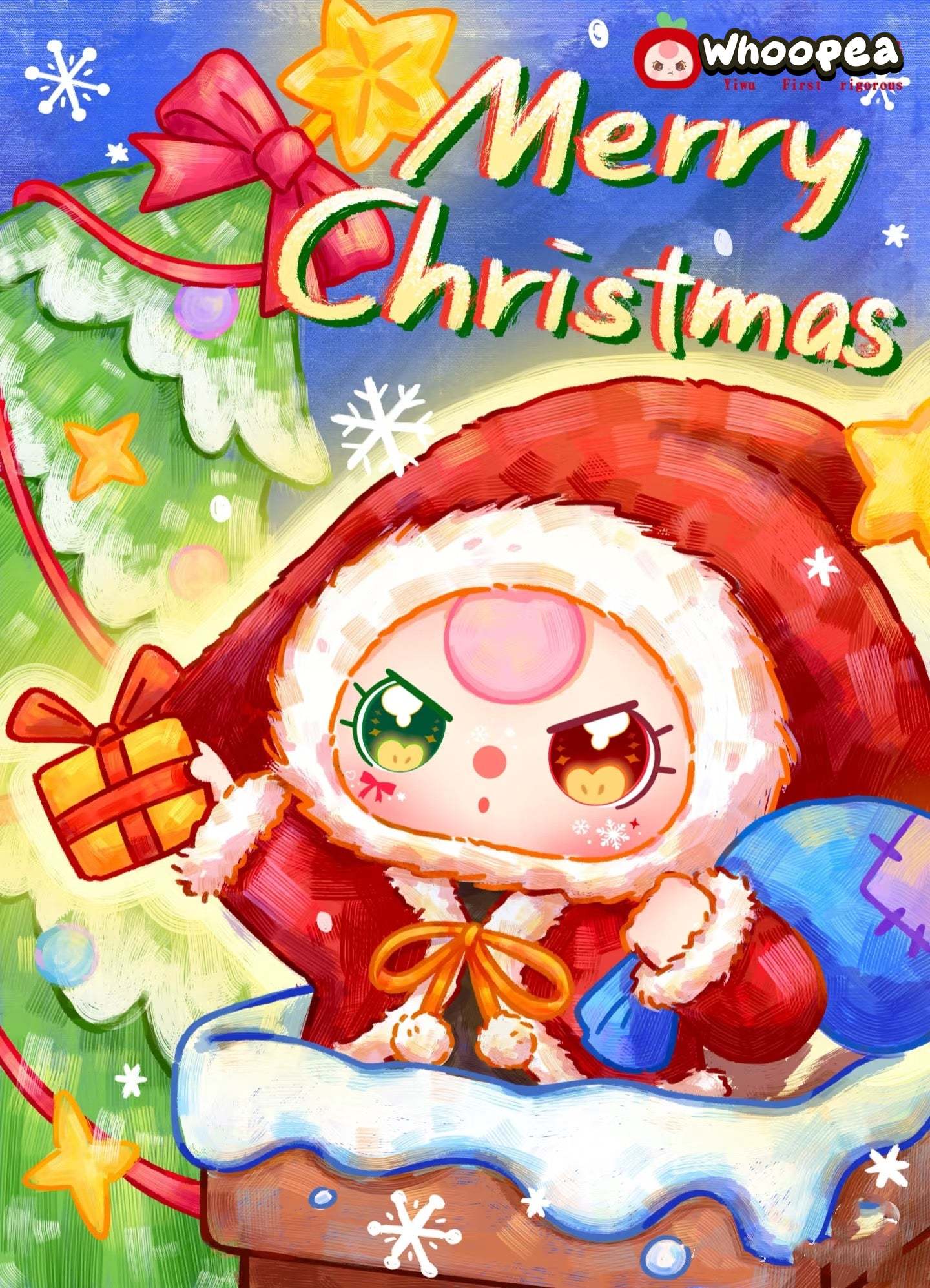 Baby Three 400% Christmas Series Plush Dolls, Blind Box