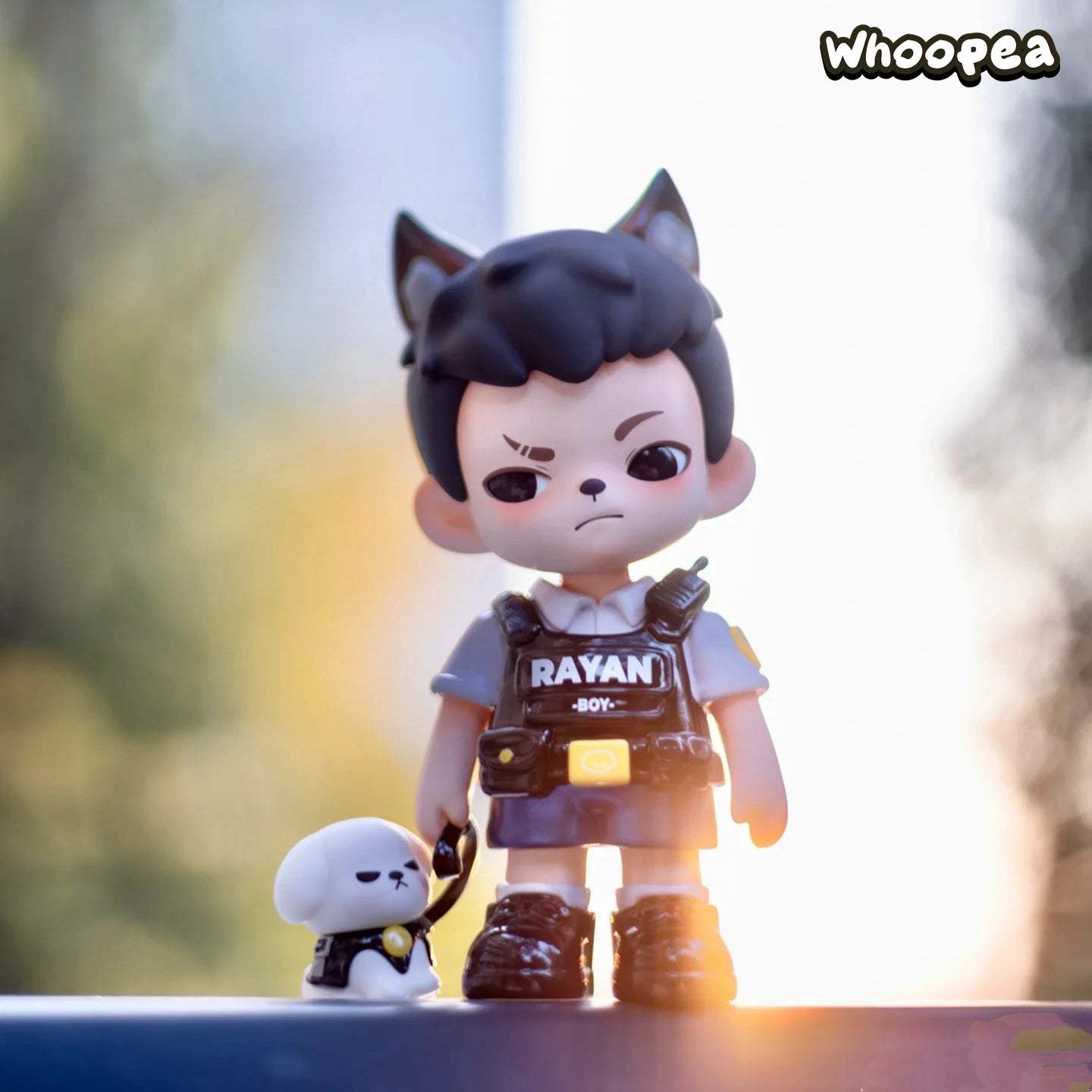 Rayan Wolf Warriors PVC Figure, Hanging Card