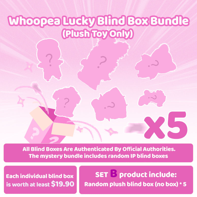 Whoopea Lucky Blind Bag Bundle (Plush Toy Only)