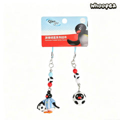 Pingu Football Passion Series Vinyl Pendant Key Chain