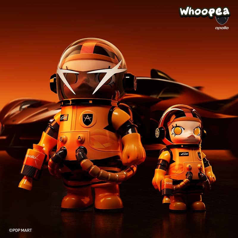 POP MART MEGA SPACE MOLLY 400% And 1000% APOLLO Series Figure Blind Box