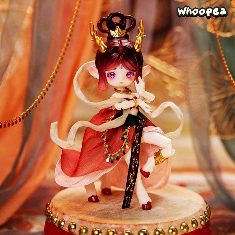 Antu China Dunhuang Nine Colored Deer Series Action Figure BJD Blind Box