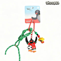 Pingu Football Passion Series Vinyl Pendant Key Chain