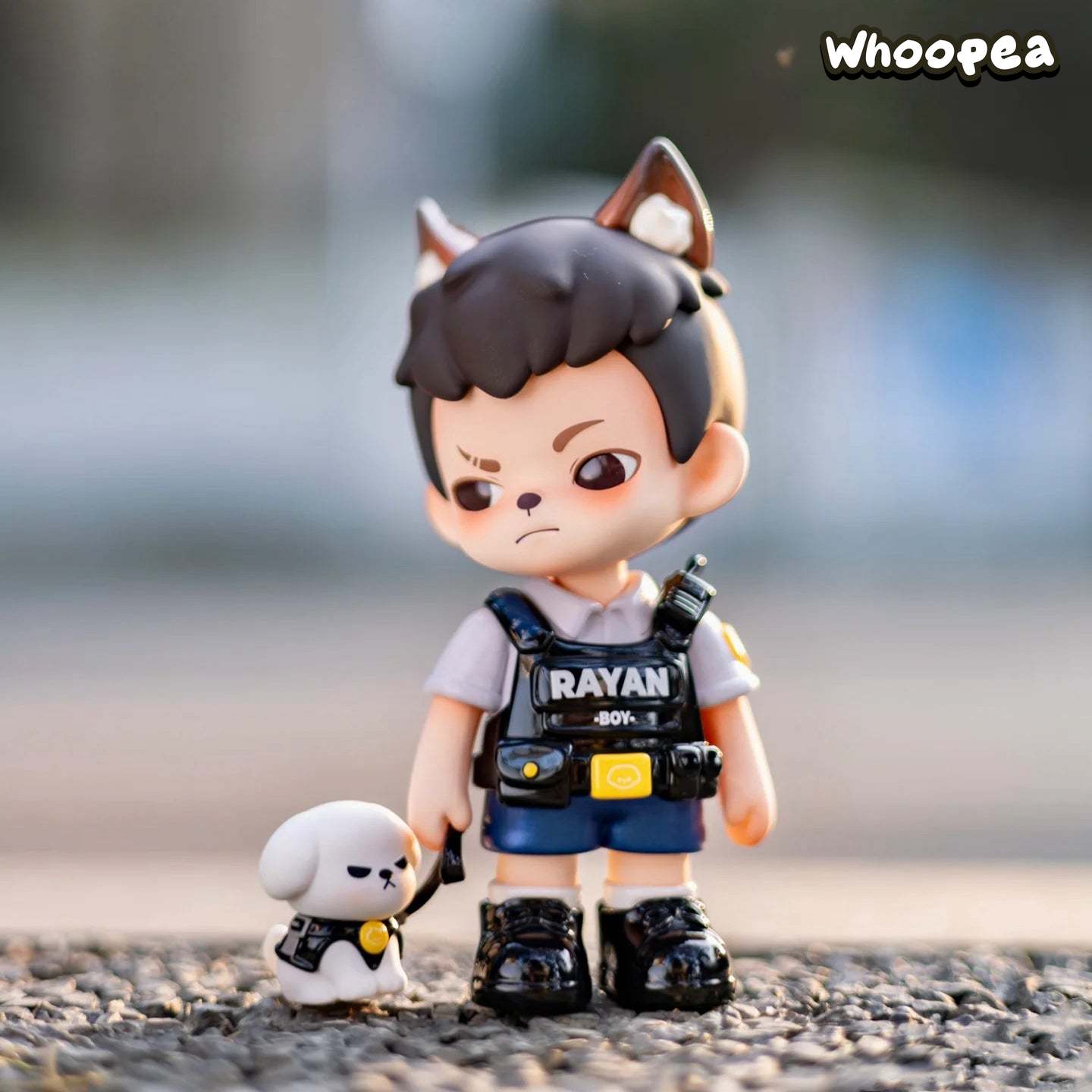 Rayan Wolf Warriors PVC Figure, Hanging Card