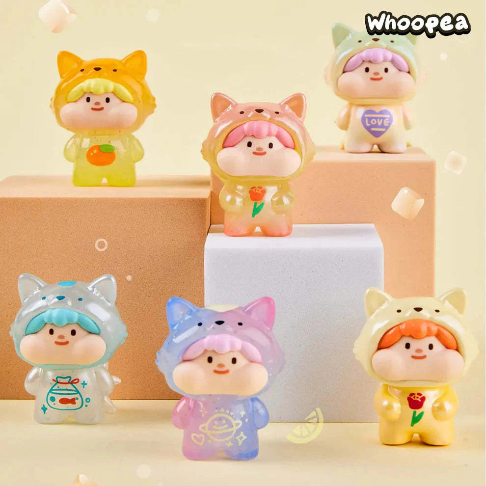 Meatball Cotton Fox Fairy Mini Beans Series PVC Figures, Blind Bag