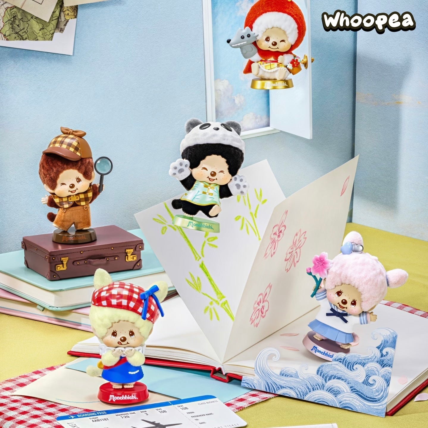 Monchhichi Global Tour Series Figure Blind Box