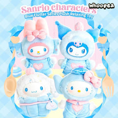 MINISO SANRI0 Characters Blue Flutter Series Plush Relaxing Toy Blind Box