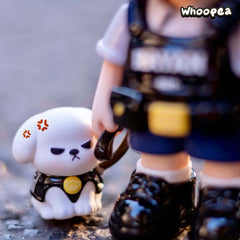 Rayan Wolf Warriors PVC Figure, Hanging Card