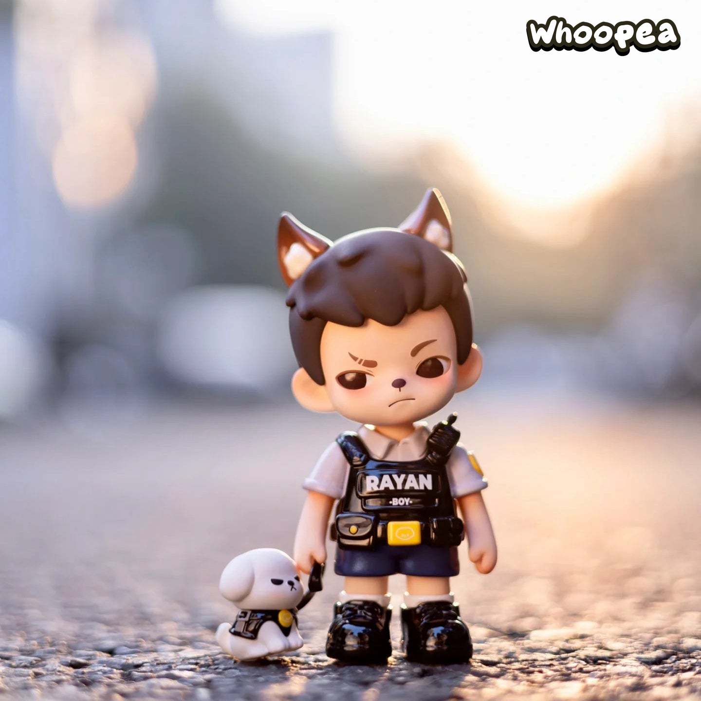 Rayan Wolf Warriors PVC Figure, Hanging Card