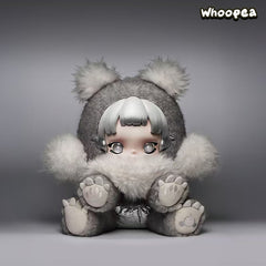 POP MART θ SKULLPANDA Punk Panda Plush Doll
