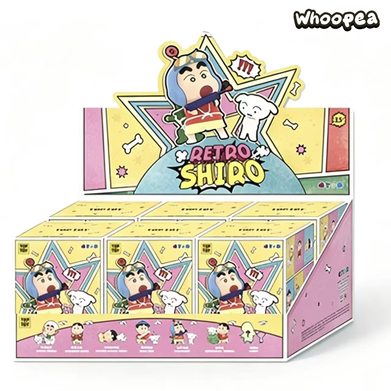 Crayon Shin-chan Retro Shiro Series Figure Blind Box