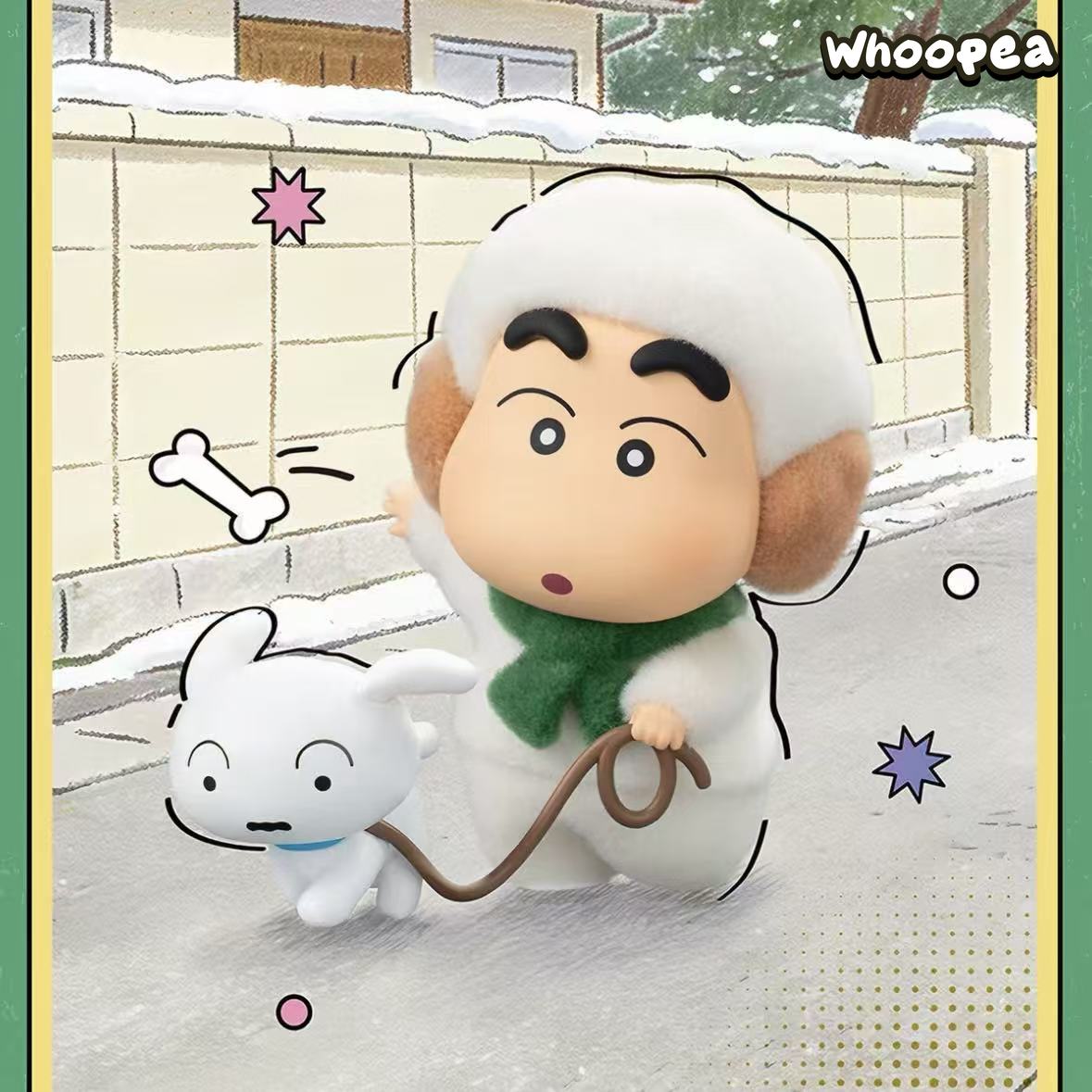 Crayon Shin-chan Retro Shiro Series Figure Blind Box
